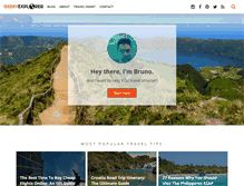 Tablet Screenshot of geekyexplorer.com